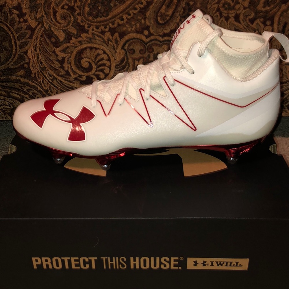 Under Armour football cleats.